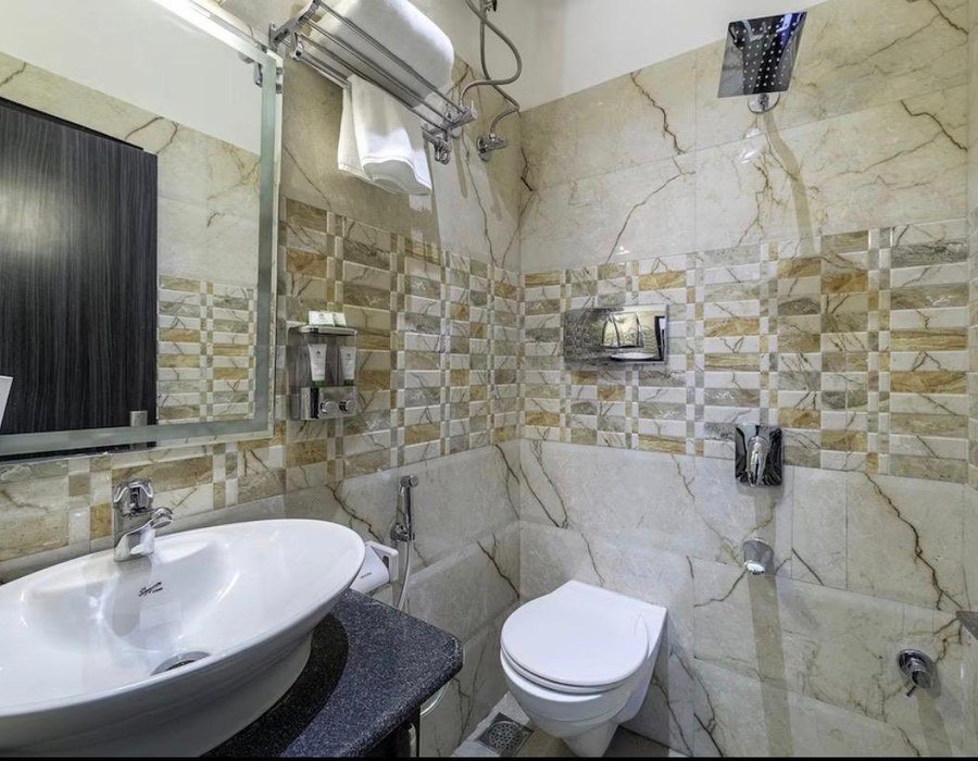 Marble bathroom